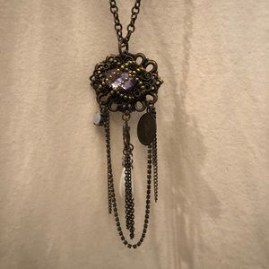Long Victorian style necklace
